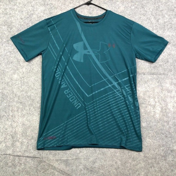 UNDER ARMOUR Shirt Short Sleeve Compression T-Shirt Size 3XL Digital Camo - Picture 1 of 8